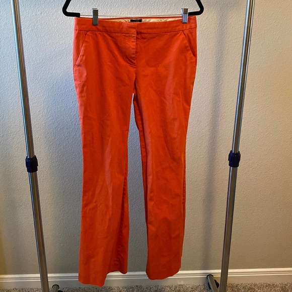 J crew city fit orange pants - Picture 1 of 5
